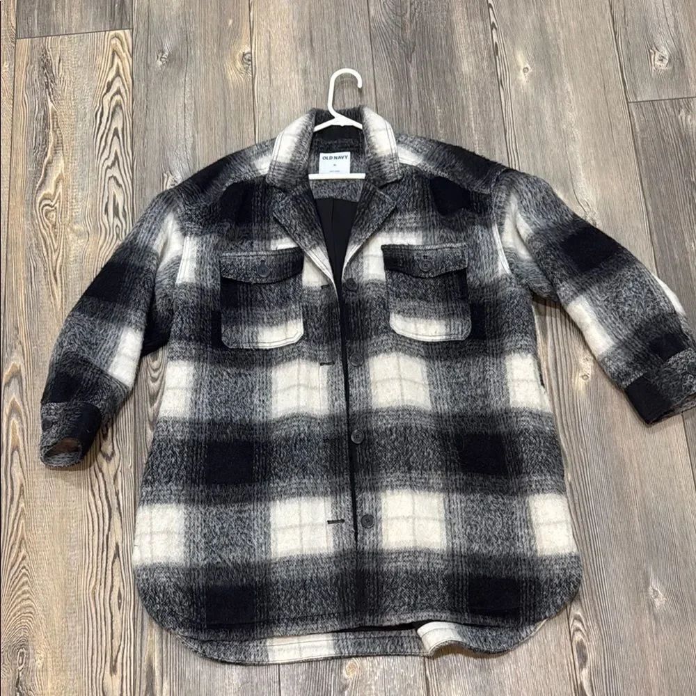 Old Navy Fully Lined Wool Blend Shacket